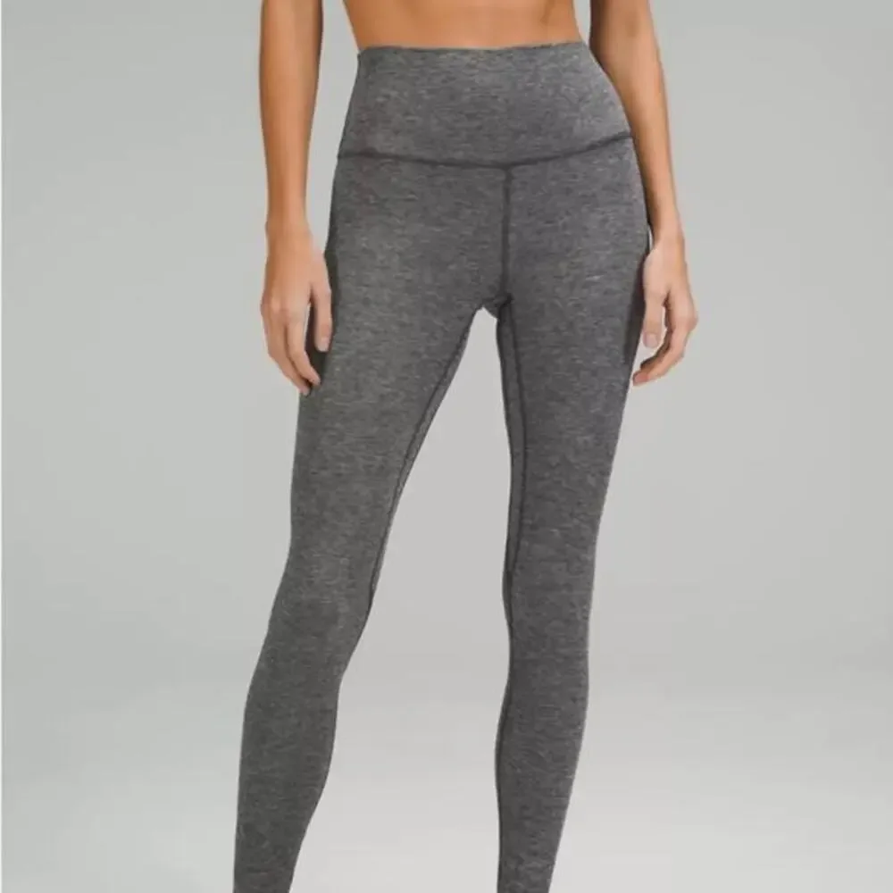 LULULEMON Align High-Rise Leggings. Size 2. Heathered Graphite Gray